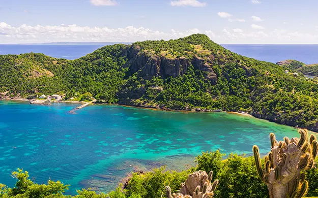 JOUR 4 GUADELOUPE LES SAINTES   TERRE DE HAUT CRIQUE iStock 1220566203