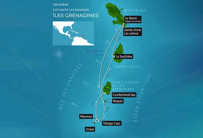 grenadines croisiere tobago cays list 8 jours