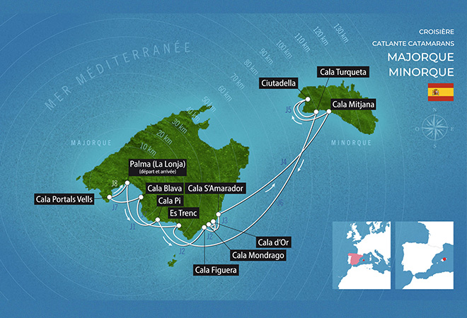 Carte Majorque Minorque list 0